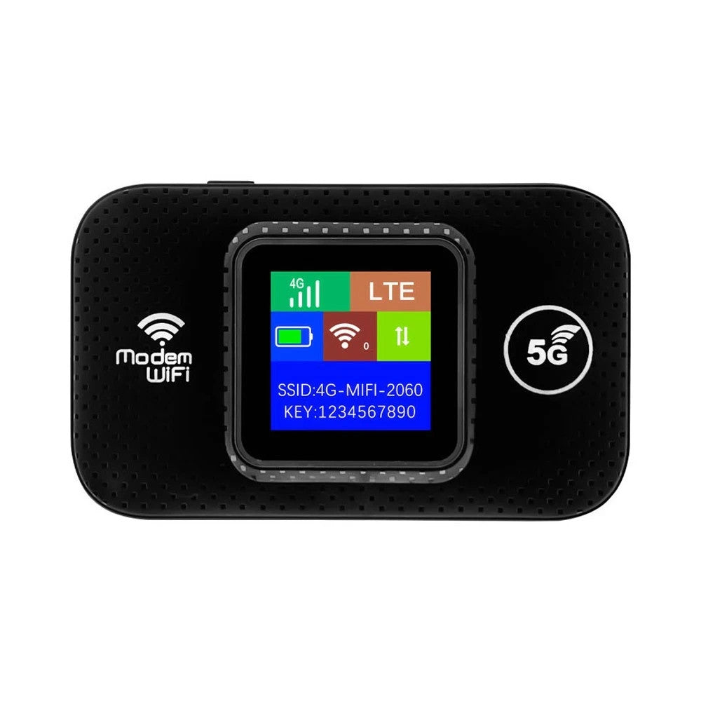 Portable Unlocked 5G LTE Wireless WiFi Router Mobile Broadband LCD MIFI Hotspot