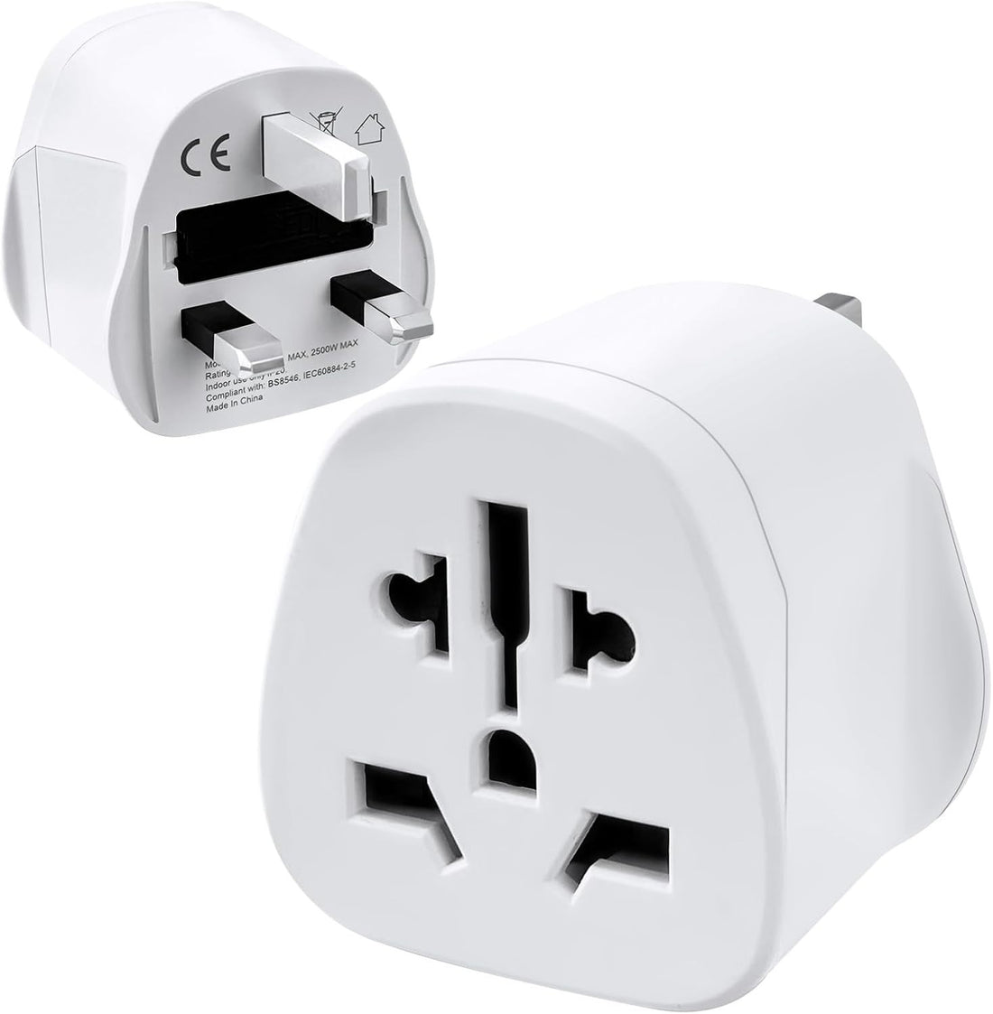 Universal Travel Adapter Worldwide All-in-One Travel Plug Adapter for UK
