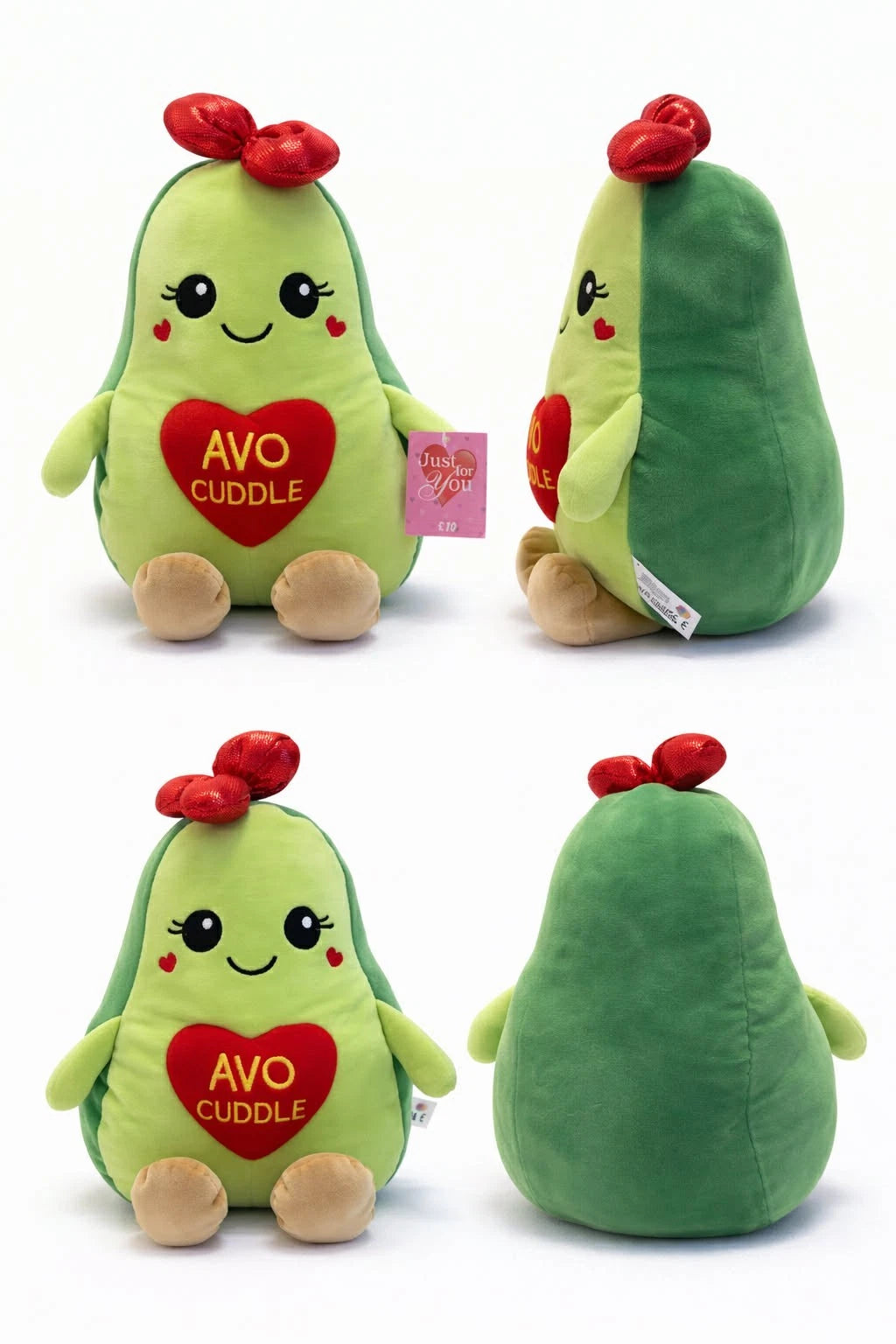 Avocado Walentines Plush Toy