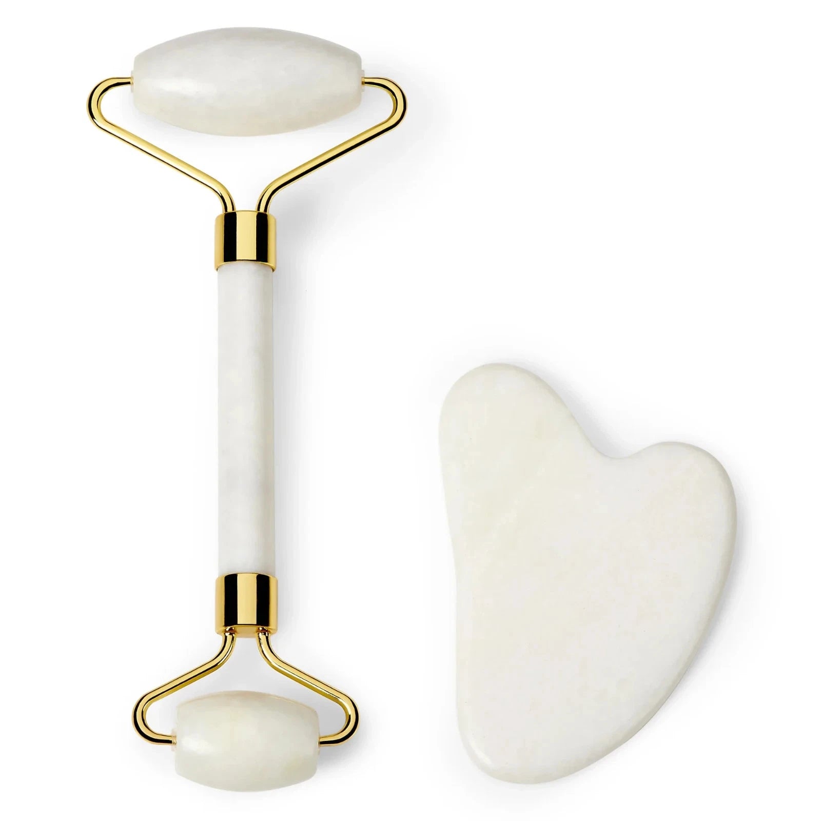 Heart Shape Facial Massager Gua Sha Scraping Tool Face Body Beauty Massage Set