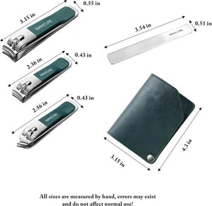 Professional Stainless Steel Nail Clippers – Sharp Fingernail & Toenail Cutter