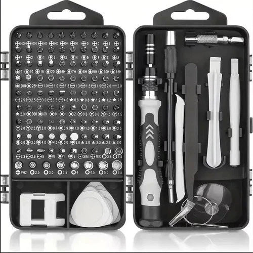 114-in-1 Premium Screwdriver Tool Set, Magnetic Bit Design & High Hardness
